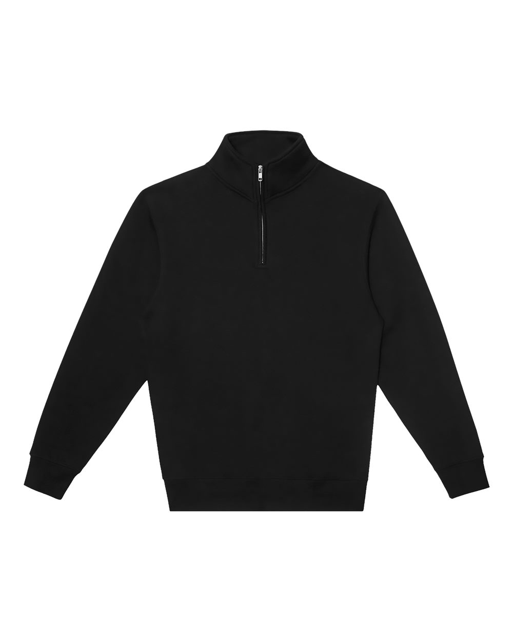 Lane Seven LS14014 - Unisex Premium Quarter-Zip Pullover - Black