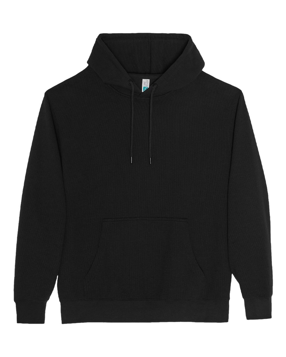 Lane Seven LS34001 - Unisex Thermal Hoodie Sweatshirt - Black