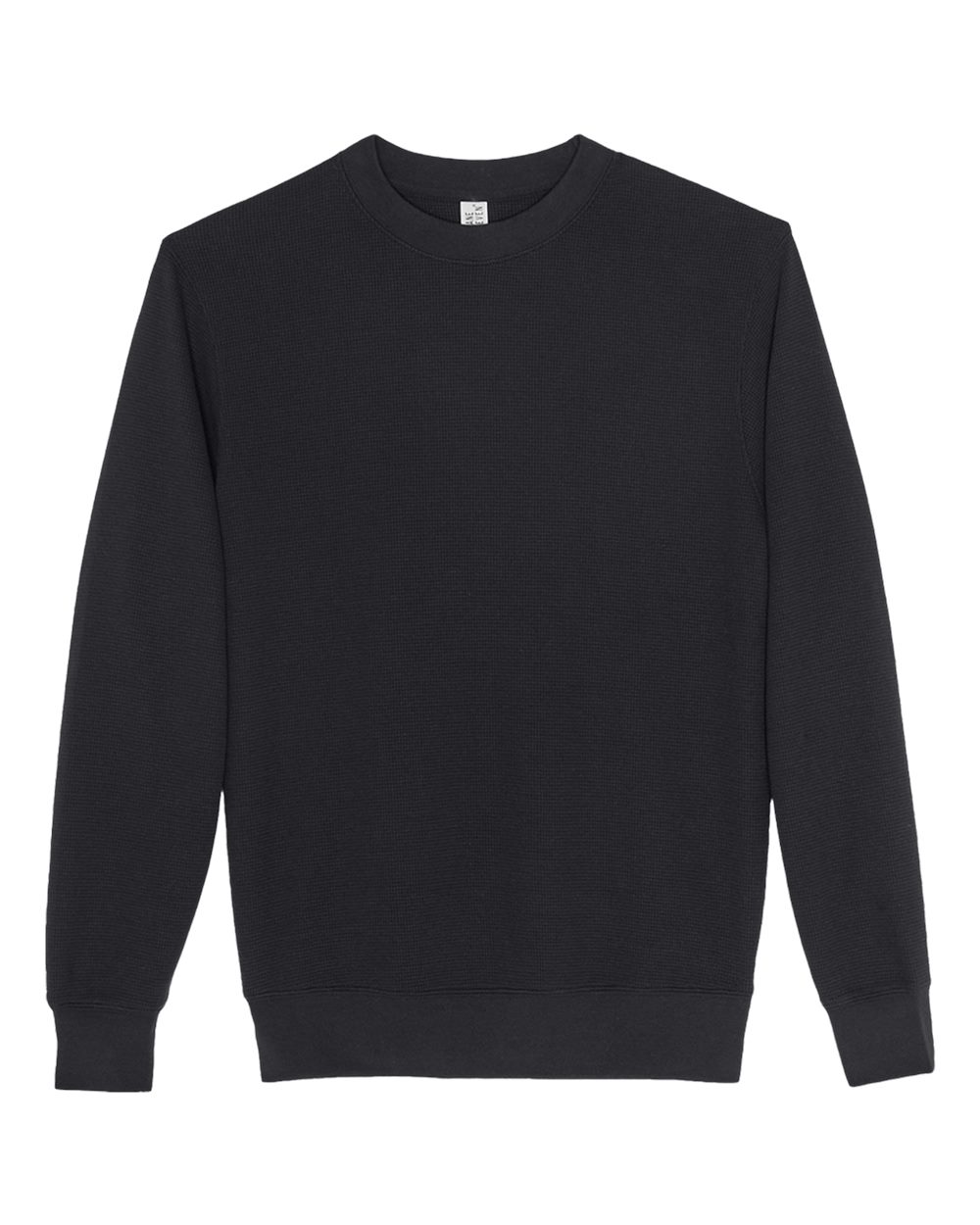 Lane Seven LS34004 - Unisex Thermal Crewneck Sweatshirt - Black