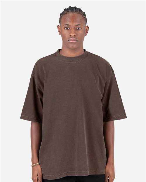 Shaka Wear SHGDD - Unisex Max Heavyweight Garment-Dyed Drop Shoulder Tee