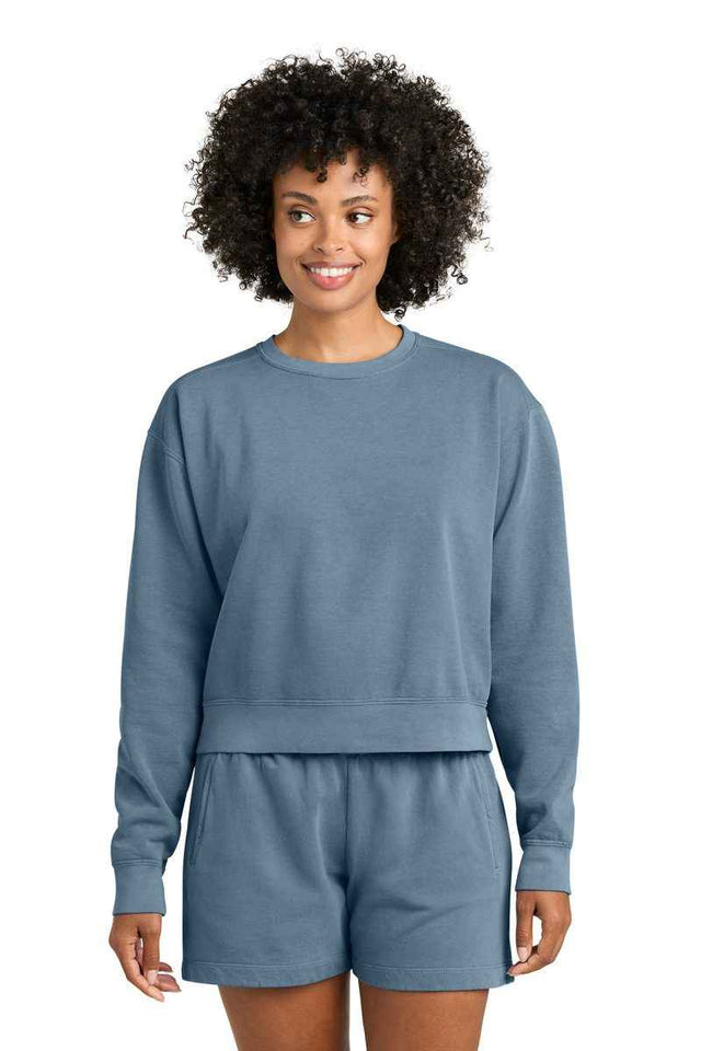 Comfort Colors 1566L - Women's Garment-Dyed Mid-Length Crewneck Sweatshirt