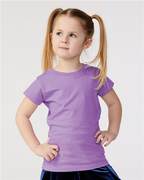 Rabbit Skins 3316 - Toddler Girls Fine Jersey Tee