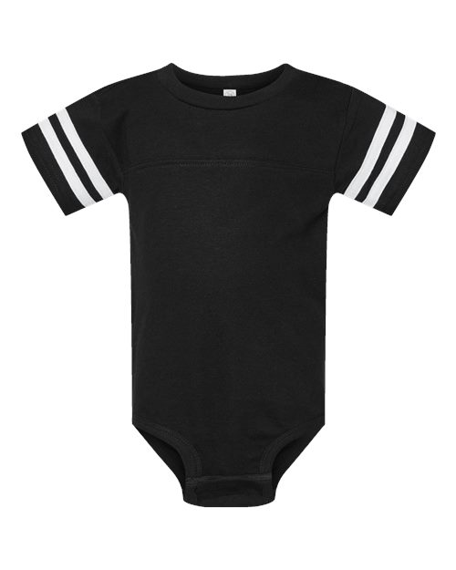 Rabbit Skins 4437 - Infant Football Fine Jersey Bodysuit