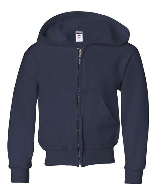 JERZEES 993BR - Youth NuBlend® Full-Zip Hooded Sweatshirt JERZEES