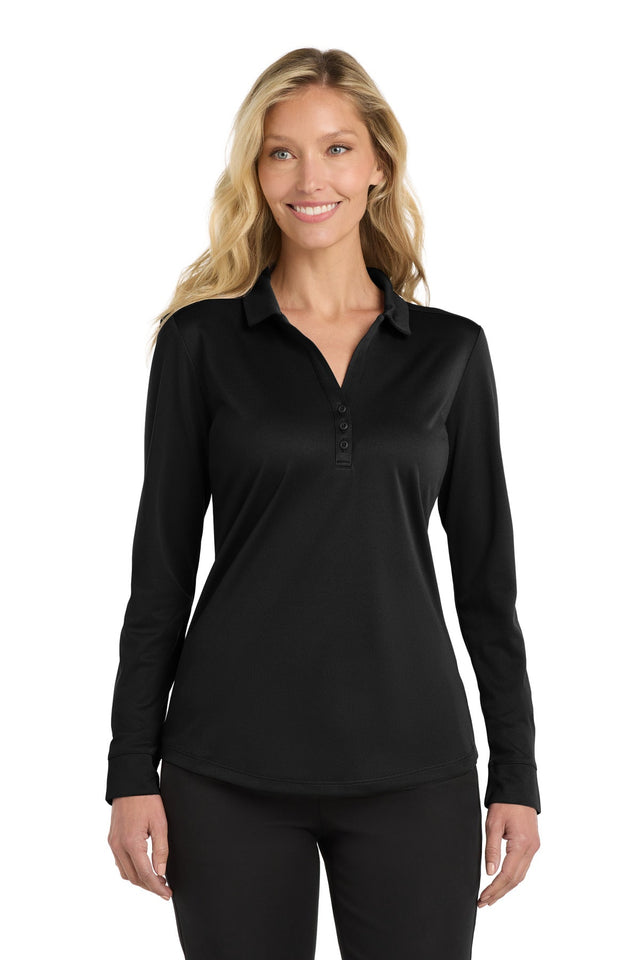 Port Authority L540LS - Women's Silk Touch Performance Long Sleeve Polo