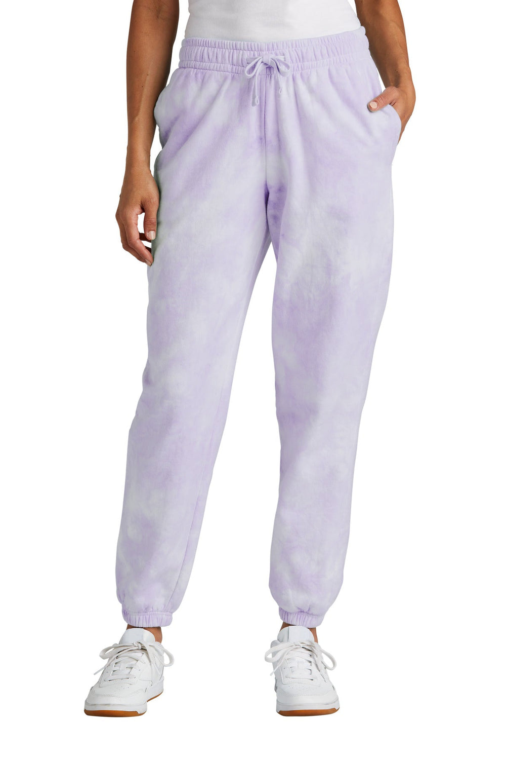 Port & Co LPC140P - Women's Beach Wash Cloud Tie-Dye Sweatpant