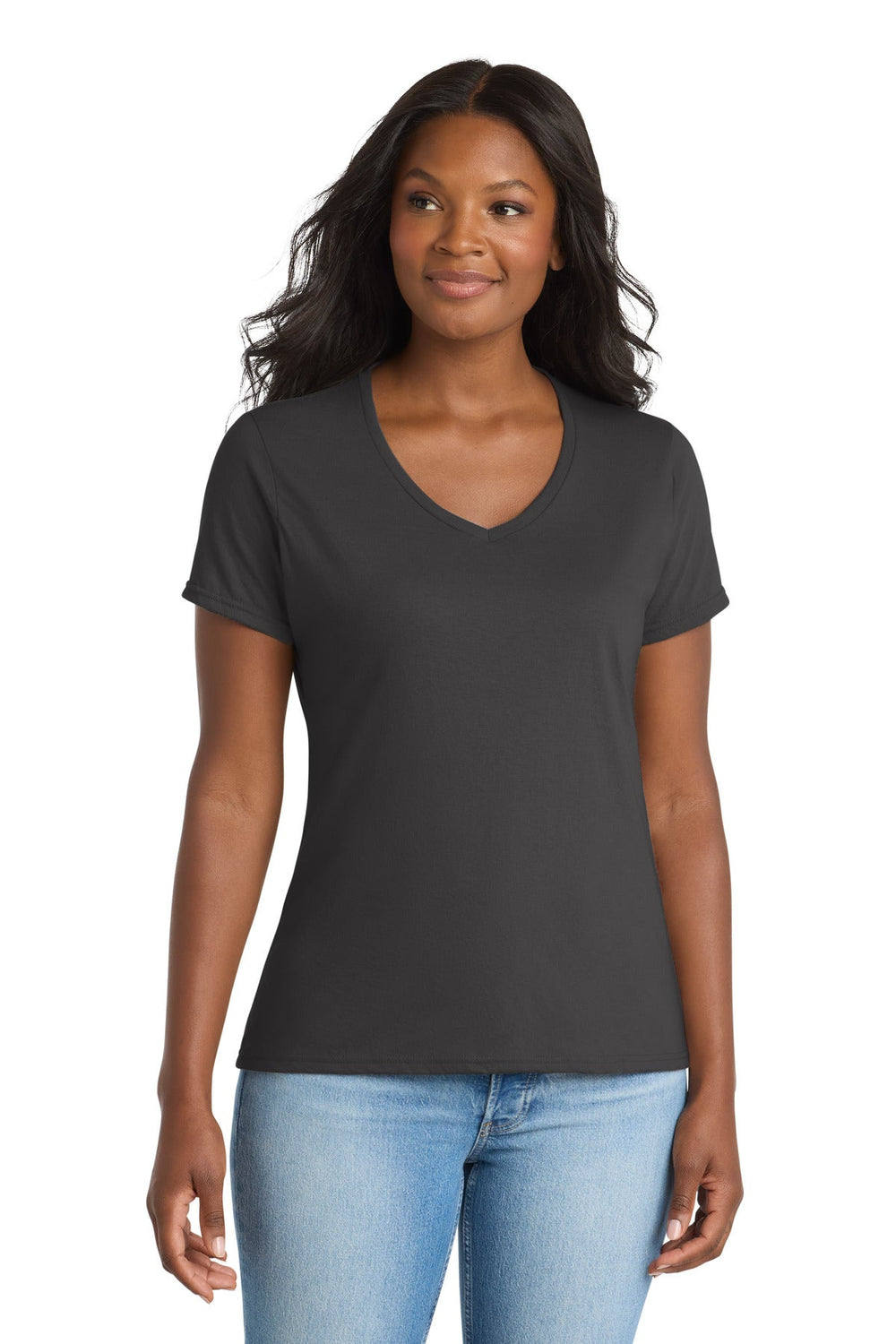Port & Co LPC381V - Women's Performance Blend V-Neck Tee