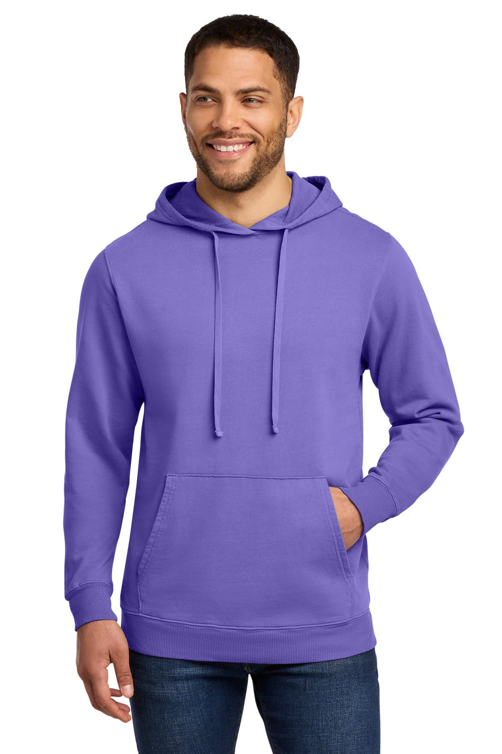 Port & Co PC098H - Beach Wash Garment-Dyed Pullover Hooded Sweatshirt
