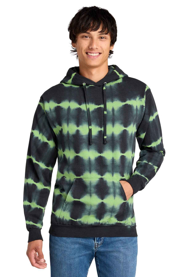 Port & Company PC143 - Allover Stripe Tie-Dye Fleece