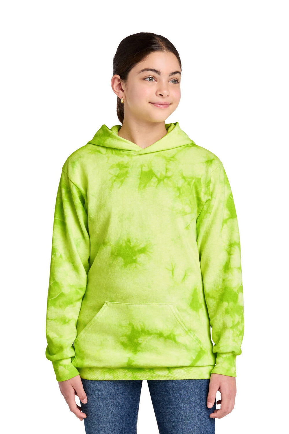 Port & Co PC144Y - Youth Crystal Tie-Dye Pullover Hoodie