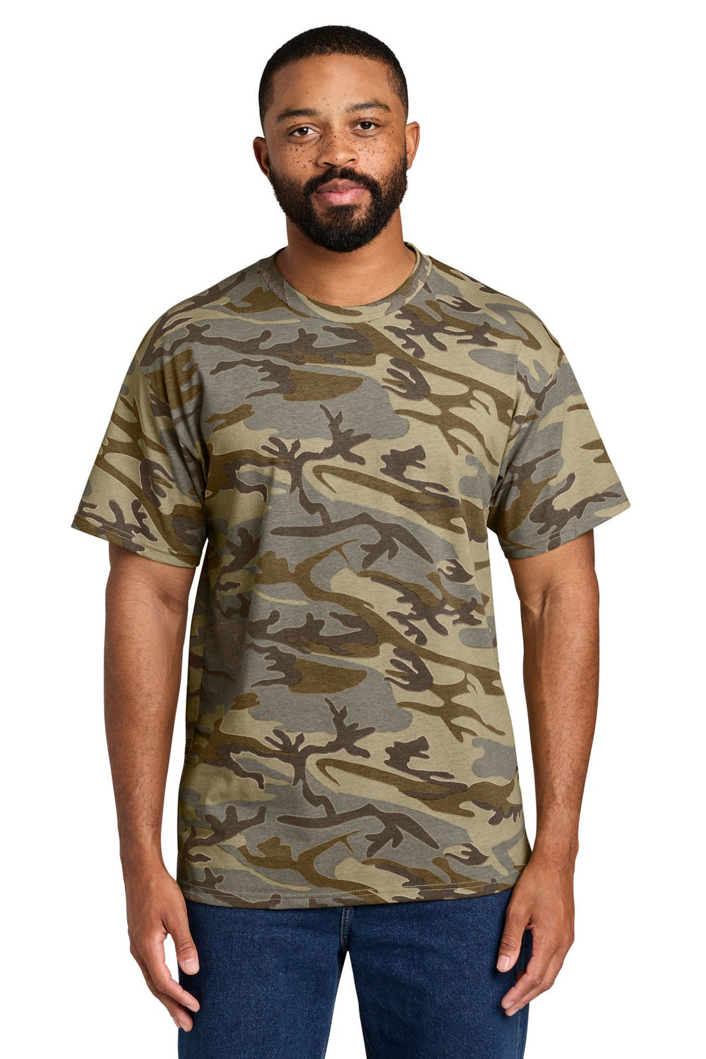 Port & Co PC54C - Core Cotton Camo Tee