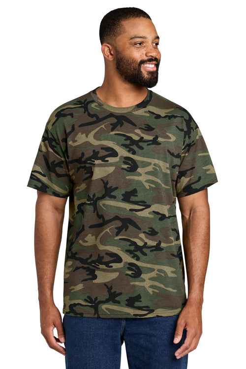 Port & Co PC54C - Core Cotton Camo Tee
