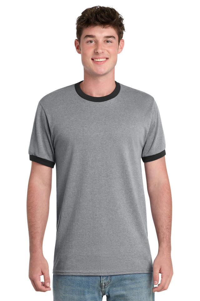 Port & Company PC54R - Core Cotton Ringer Tee