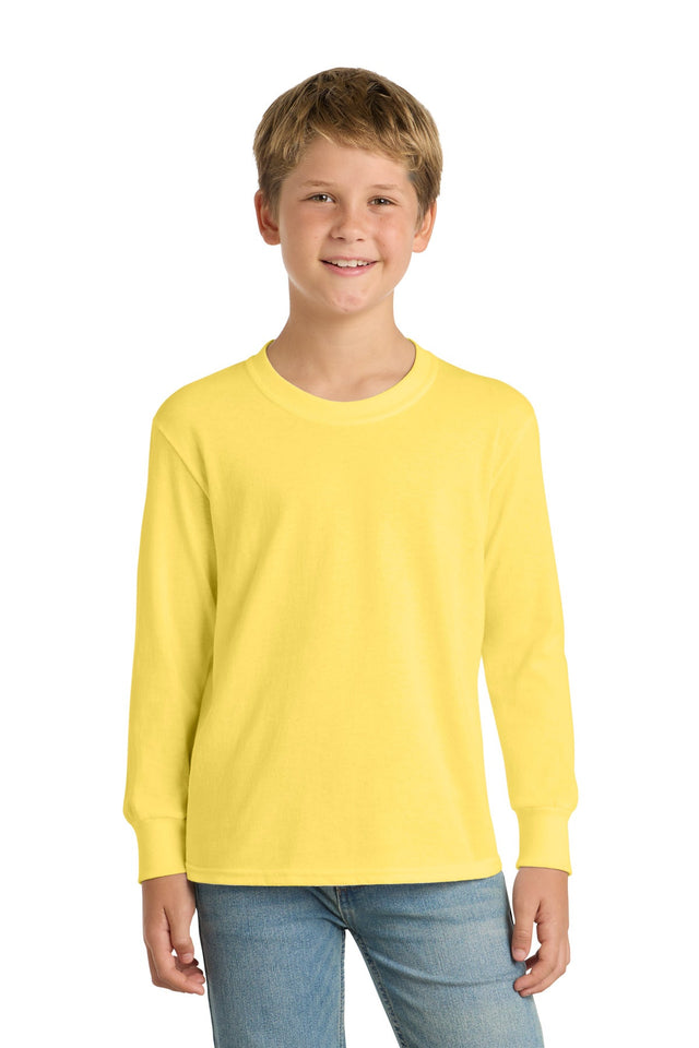 Port & Company PC54YLS - Youth Long Sleeve Core Cotton Tee