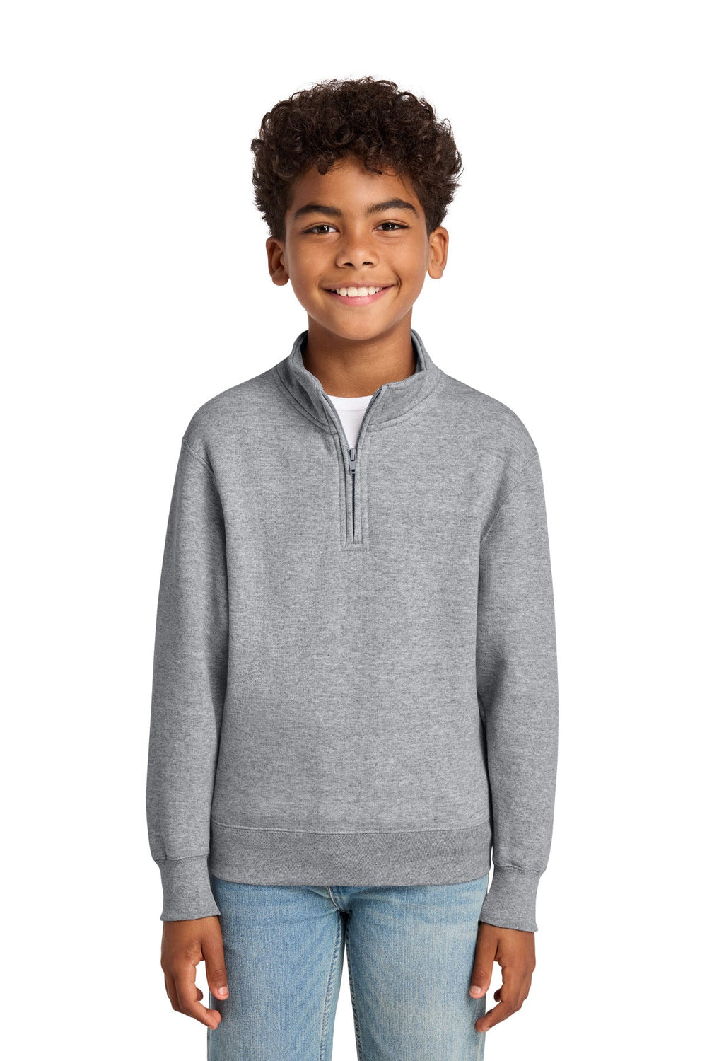 Port & Co PC78YQ - Youth Core Fleece 1/4-Zip Pullover Sweatshirt