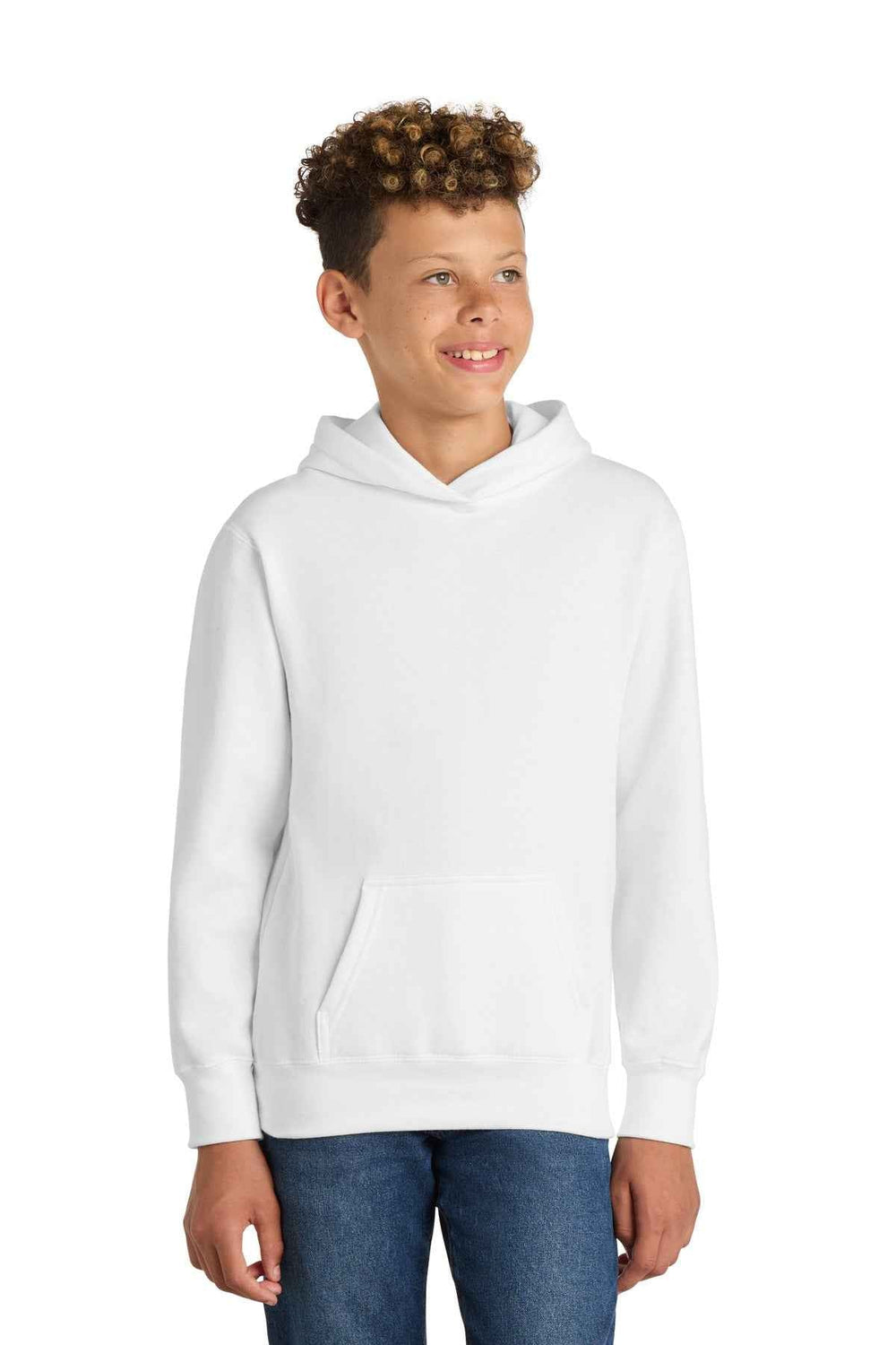 Port & Co PC850YH - Youth Fan Favorite Fleece Pullover Hooded Sweatshirt