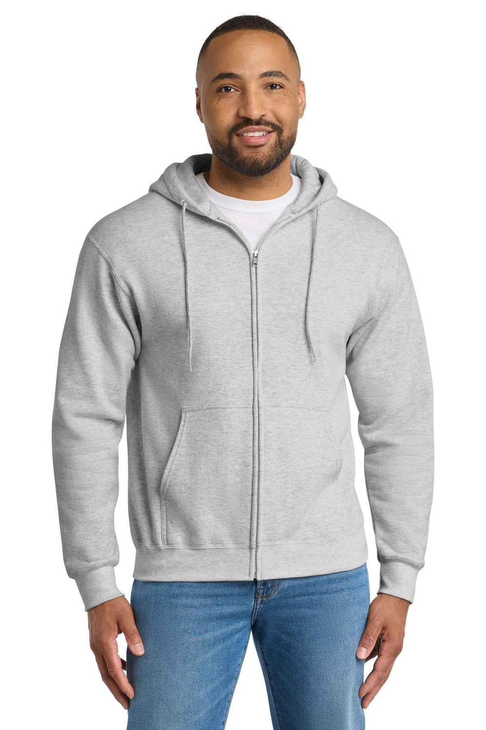 Port & Co PC90ZHT - Tall Essential Fleece Full-Zip Hooded Sweatshirt