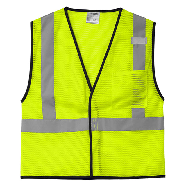 CornerStone CSV100 - Ansi 107 Class 2 Economy Mesh One Pocket Vest