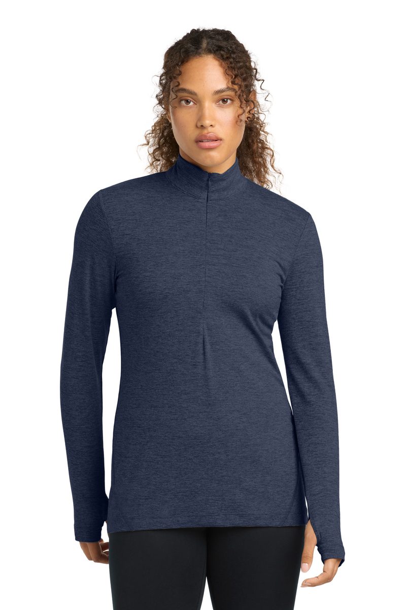 Sport-Tek LST711 - Women's Exchange 1.5 Long Sleeve 1/2-Zip Sport-Tek
