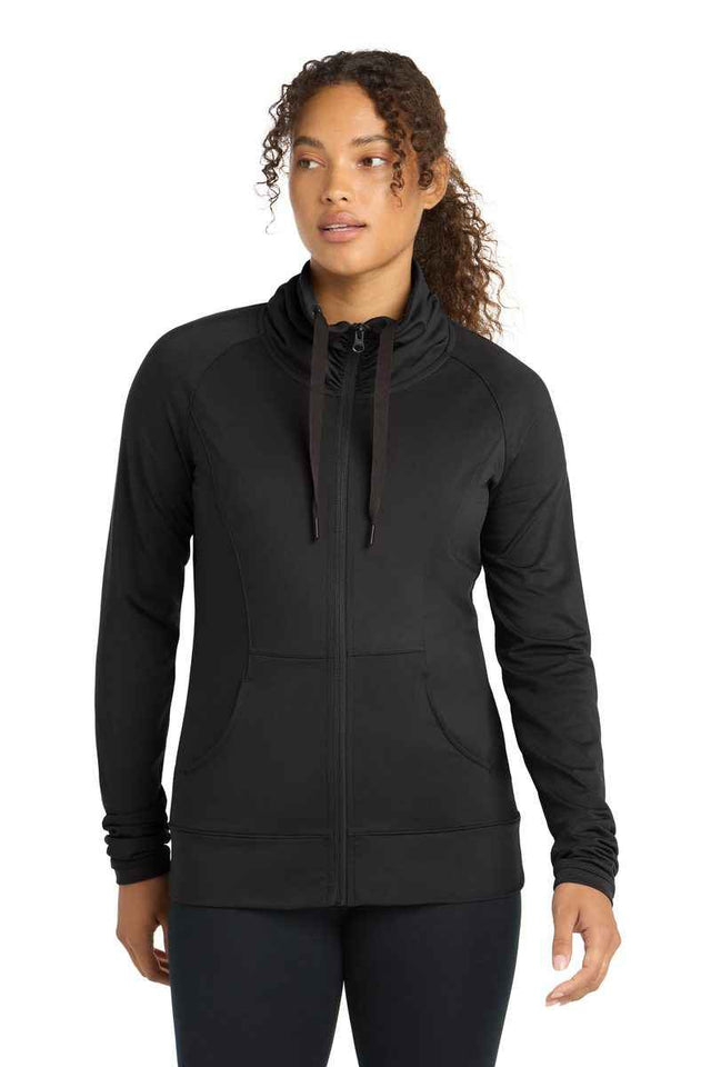 Sport-Tek LST852 - Women's Sport-Wick Stretch Full-Zip Jacket