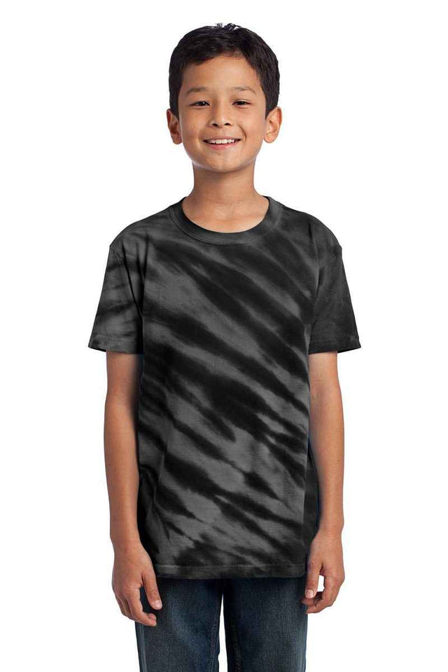Port & Company PC148Y - Youth Tiger Stripe Tie-Dye Tee