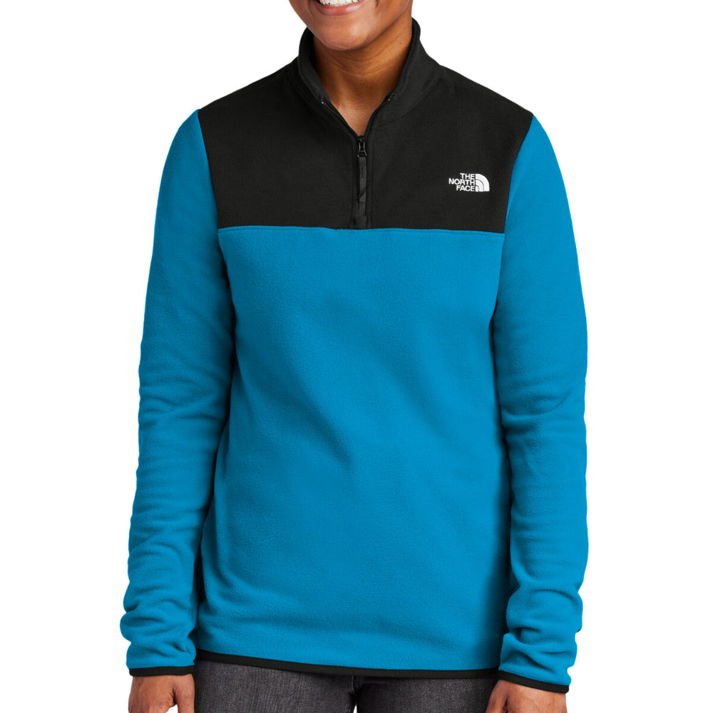 The North Face NF0A7V4M - Women's Glacier 1/4 Zip Fleece - Hero Blue/Tnf Black