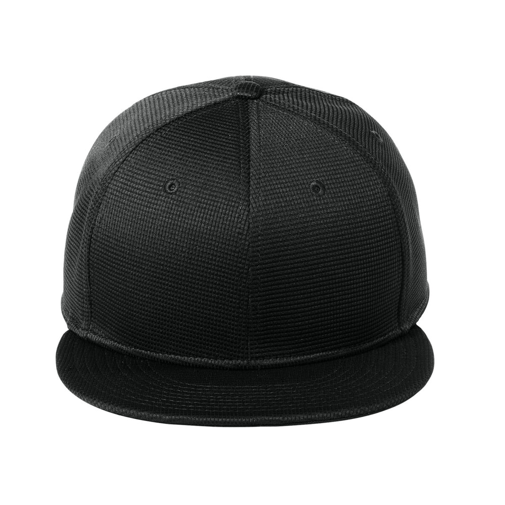 New Era NE409 - Pivot Flat Bill Snapback Cap - Black