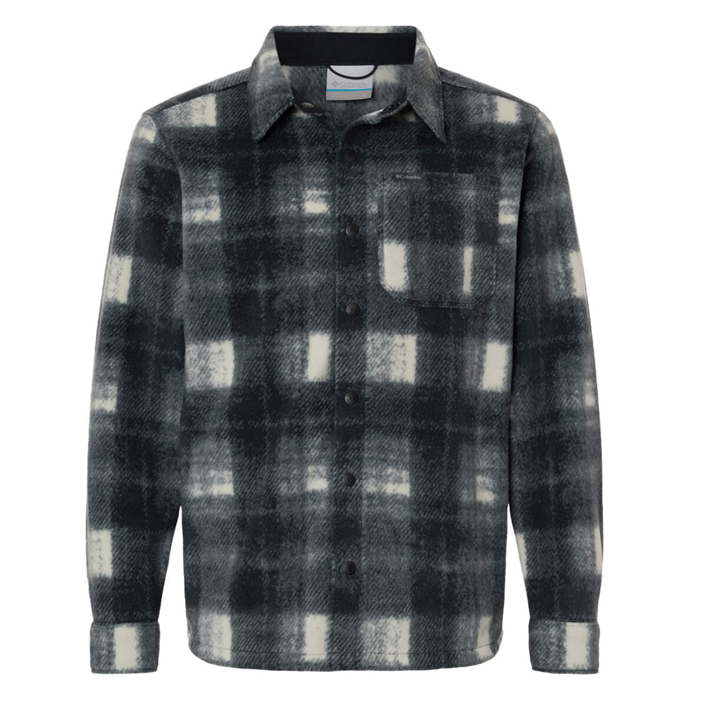 Columbia 209769 - Men's Steens Mountain™ Printed Shirt Jacket II - Chalk Omblur