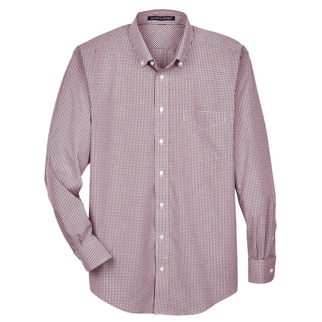 Devon & Jones D640 - Men's Crown Collection® Gingham Check Woven Dress Shirt