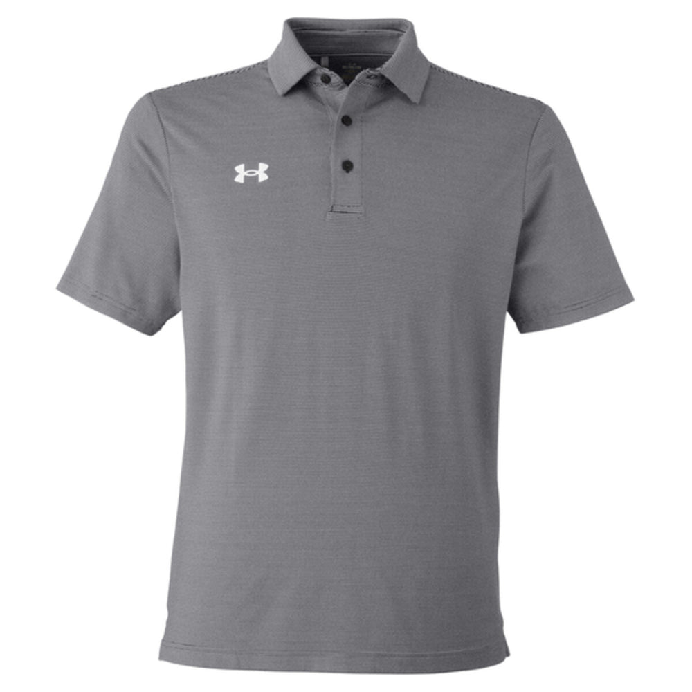 Under Armour 1389853 - Men's Destin Drive Striped Performance Polo - Black/White