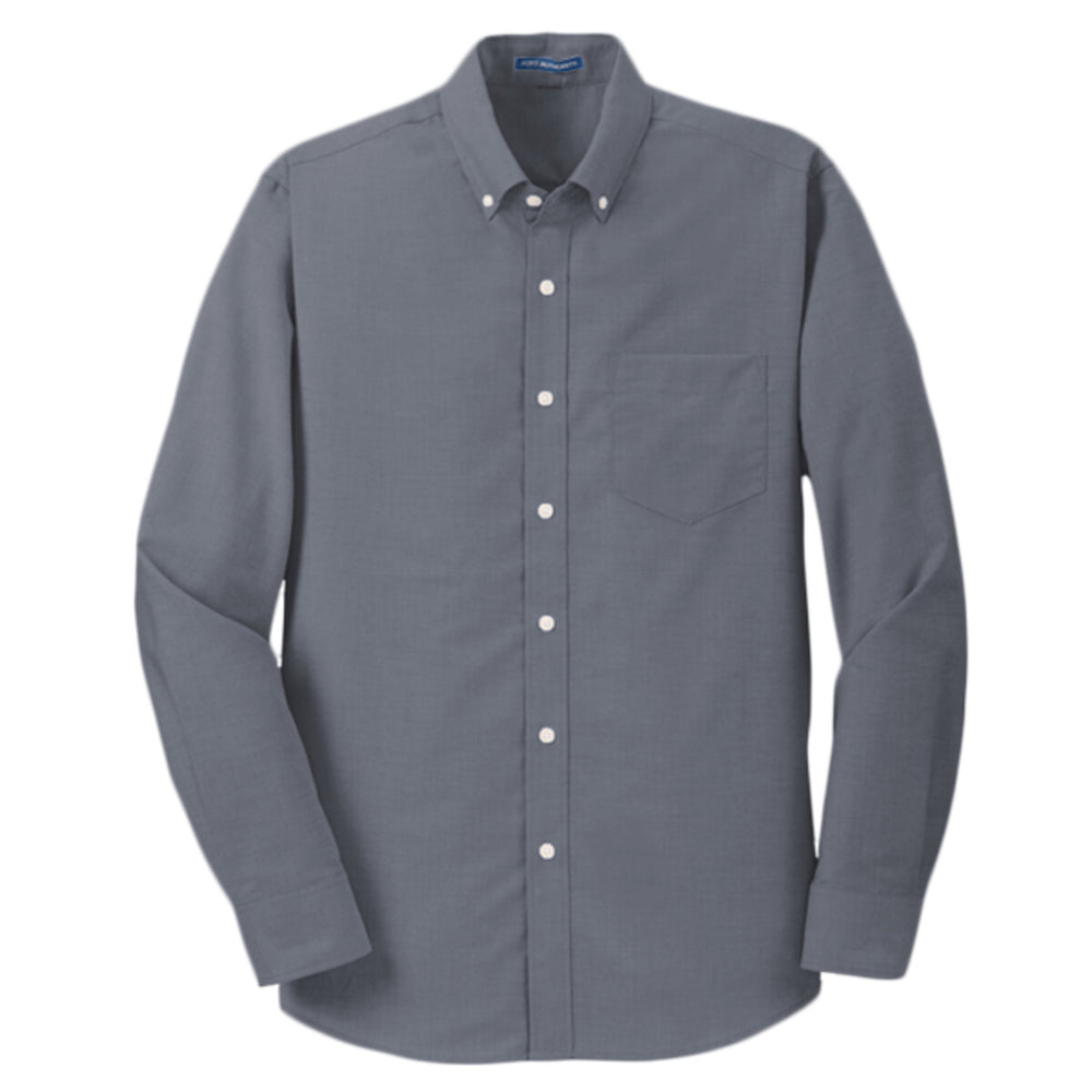 Port Authority TS658 - Tall SuperPro Oxford Shirt - Black