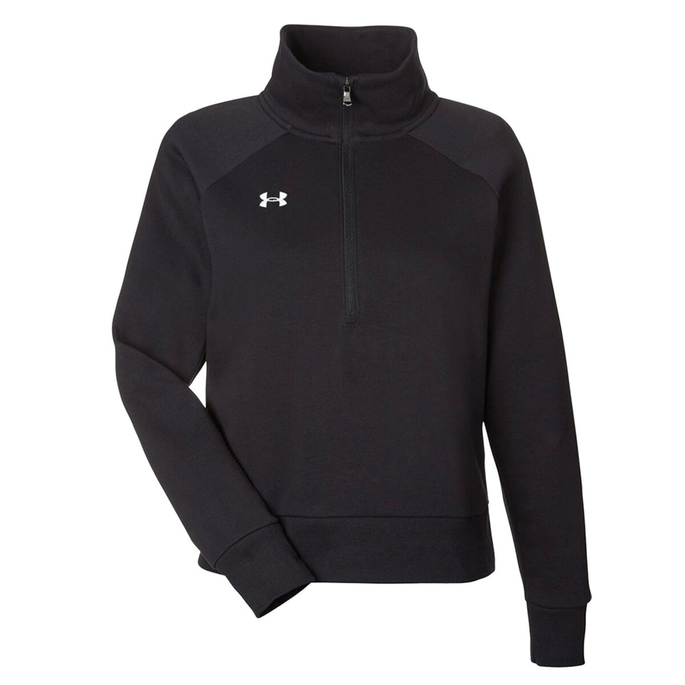Under Armour 1379492 - Women's Rival Fleece Half-Zip Pullover - Black/White