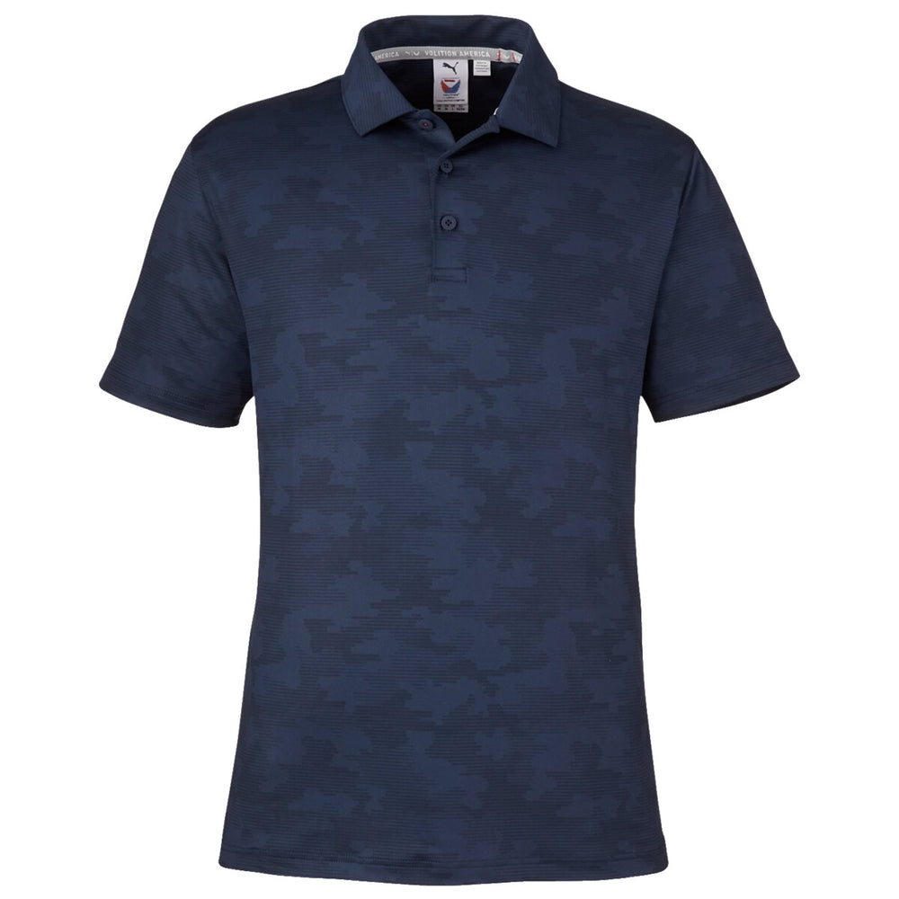 Puma Golf 537471 - Men's Volition Camo Cover Polo - Navy Blazer