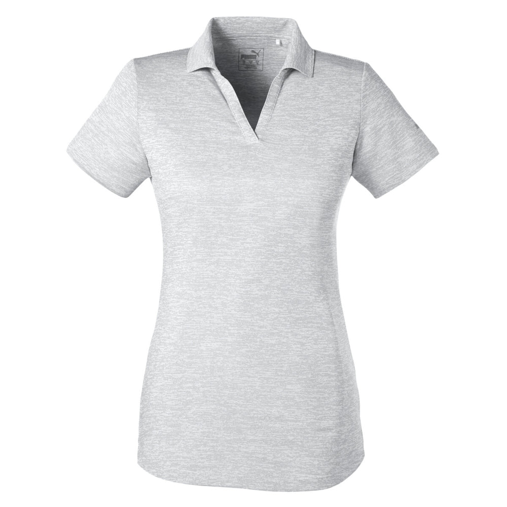 Puma Golf 596802 - Women's Icon Heather Polo - Bright White