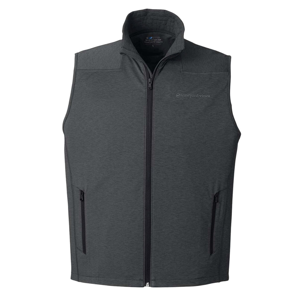 vineyard vines O001400 - Men's On-The-Go Shep Vest - Jet Black