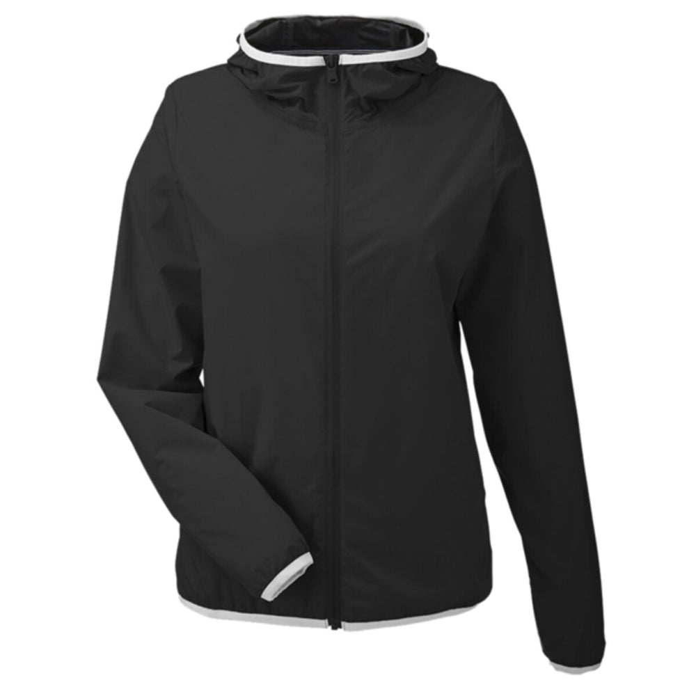 Nautica N17927 - Women's Stillwater Hooded Windbreaker - Black