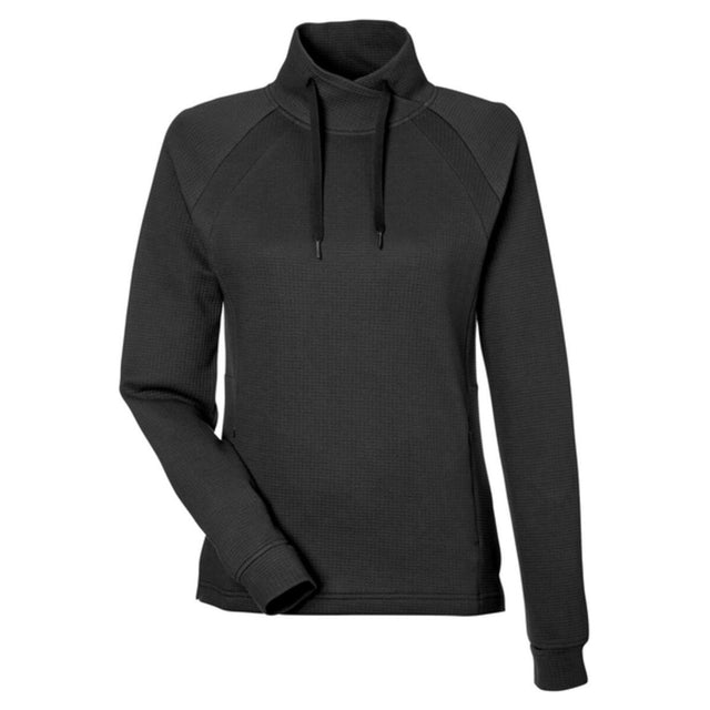 North End NE200W - Women's Rhythm Waffle Cross-Neck Pullover