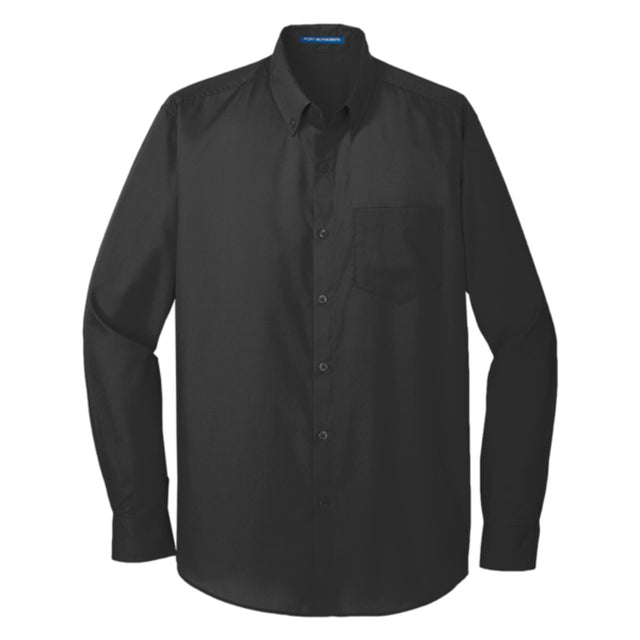 Port Authority W100 - Long Sleeve Carefree Poplin Shirt