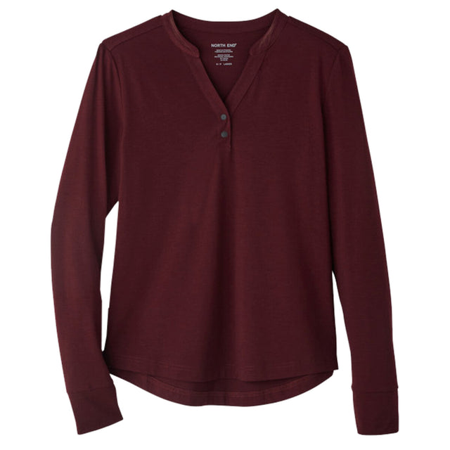 North End NE400W - Women's JAQ Stretch Performance V-Neck Snap Pullover