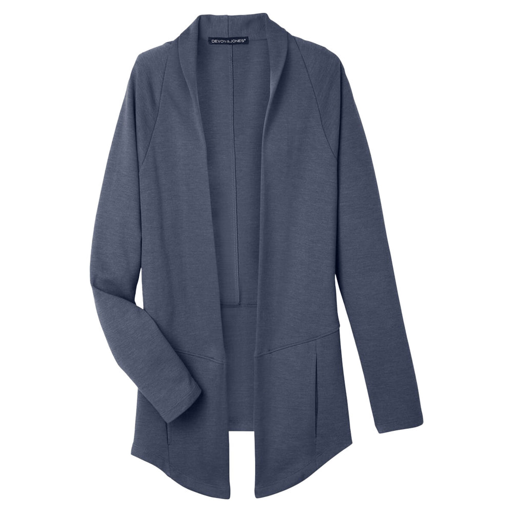 Devon & Jones DG481W - Women's New Classics® Charleston Cardigan - Navy Melange