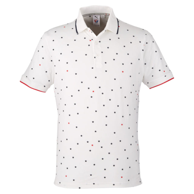 Puma Golf 537477 - Men's Volition Skylight Patriotic Polo