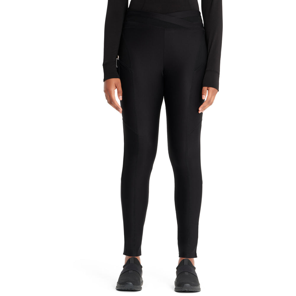 Infinity IN106A - Knit Natural Rise Legging - Black