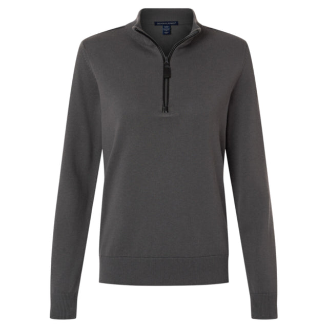 Devon & Jones DG446W - Women's New Classics Quarter-Zip Sweater