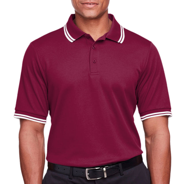 Devon & Jones DG20C - Men's CrownLux Performance® Plaited Tipped Polo