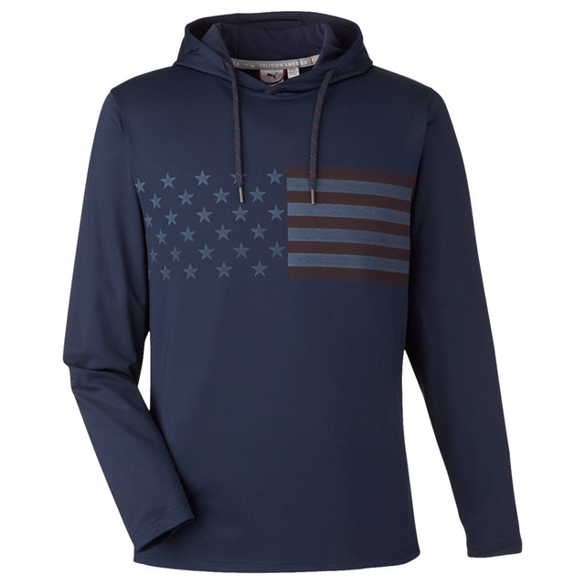Puma Golf 537474 - Men's Volition Patriotic Hooded Pullover