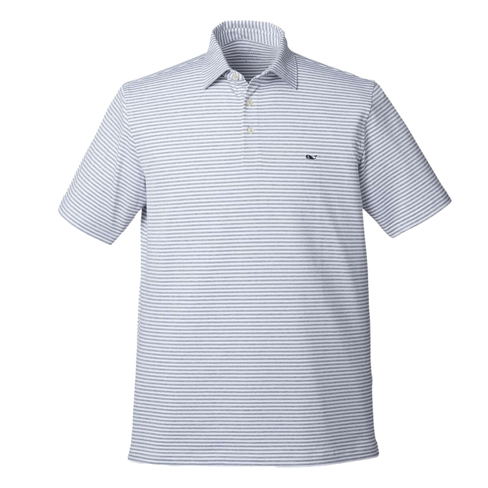vineyard vines G011145 - Men's Heathered Winstead Sankaty Polo - Hammerhead