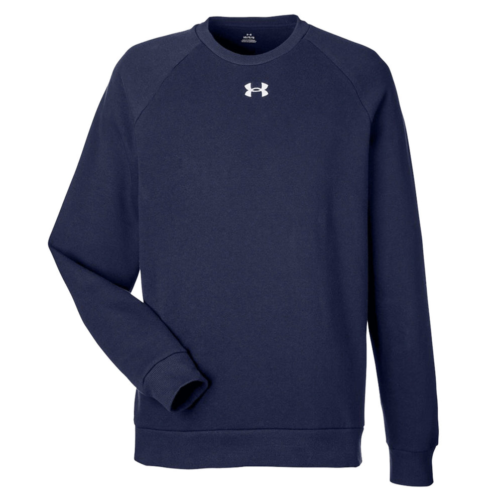 Under Armour 1379755 - Men's Rival Fleece Crewneck Sweatshirt - Midnight Navy/White