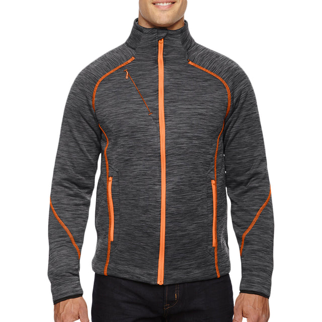 North End 88697 - Men's Flux Mélange Bonded Fleece Jacket