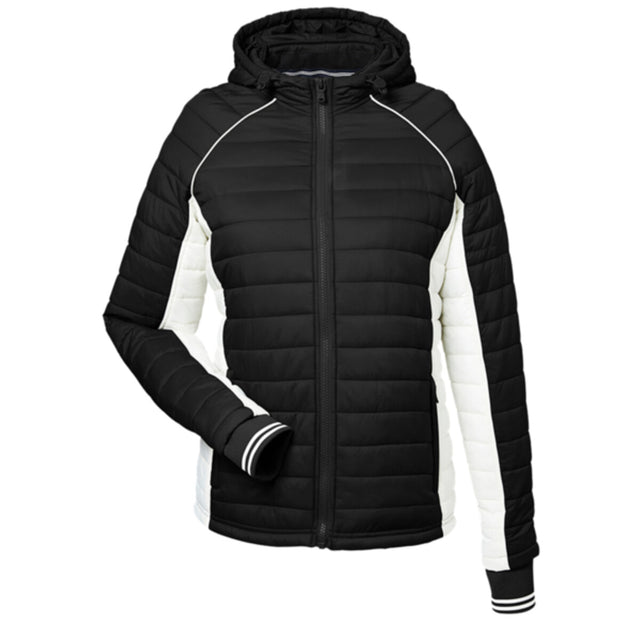 Nautica N17187 - Women's l Mile Hooded Puffer Jacket