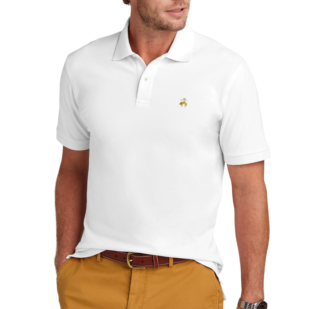 Brooks Brothers BB18200 - Pima Cotton Pique Polo - White